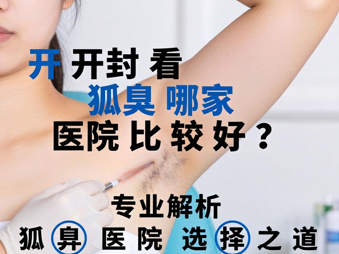 开封看狐臭哪家医院比较好？专业解析狐臭医院选择之道
