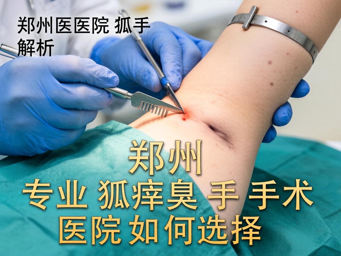 郑州狐臭手术医院解析，郑州专业狐臭手术医院如何选择
