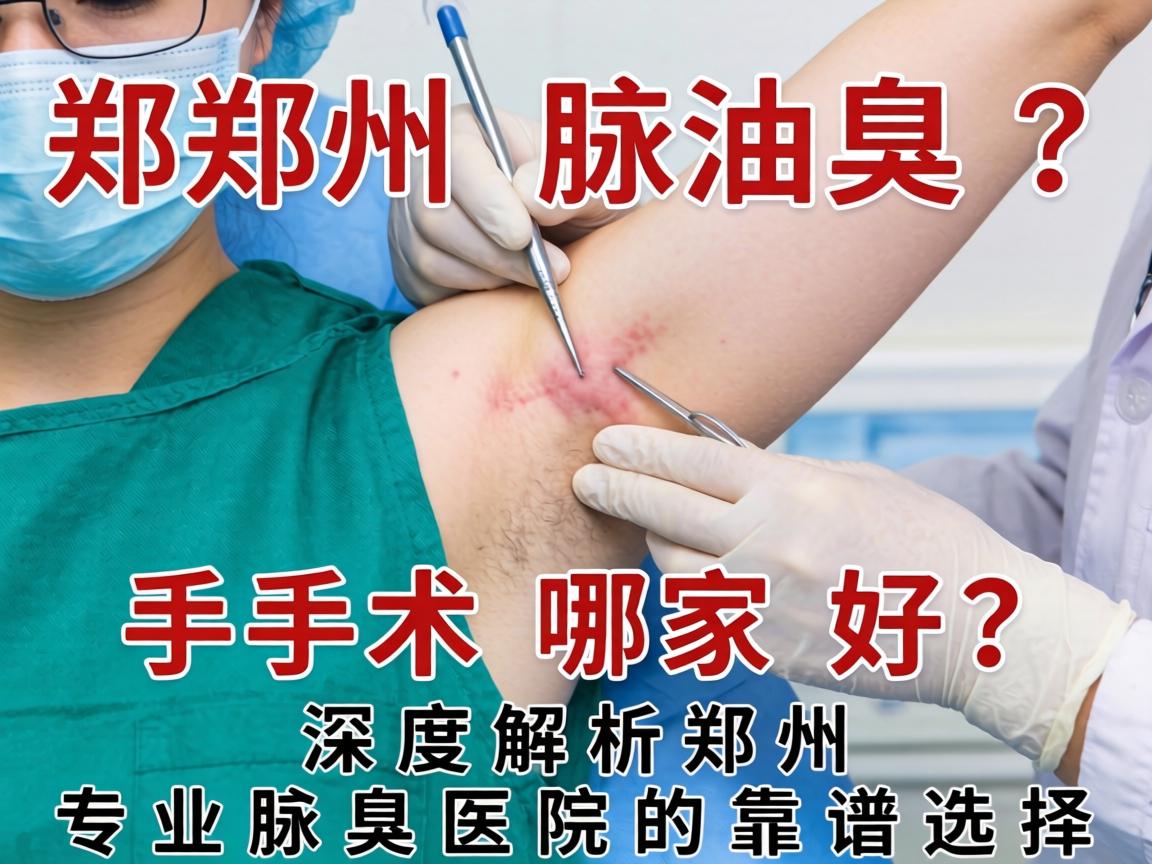 郑州腋臭手术哪家好？深度解析郑州专业腋臭医院的靠谱选择