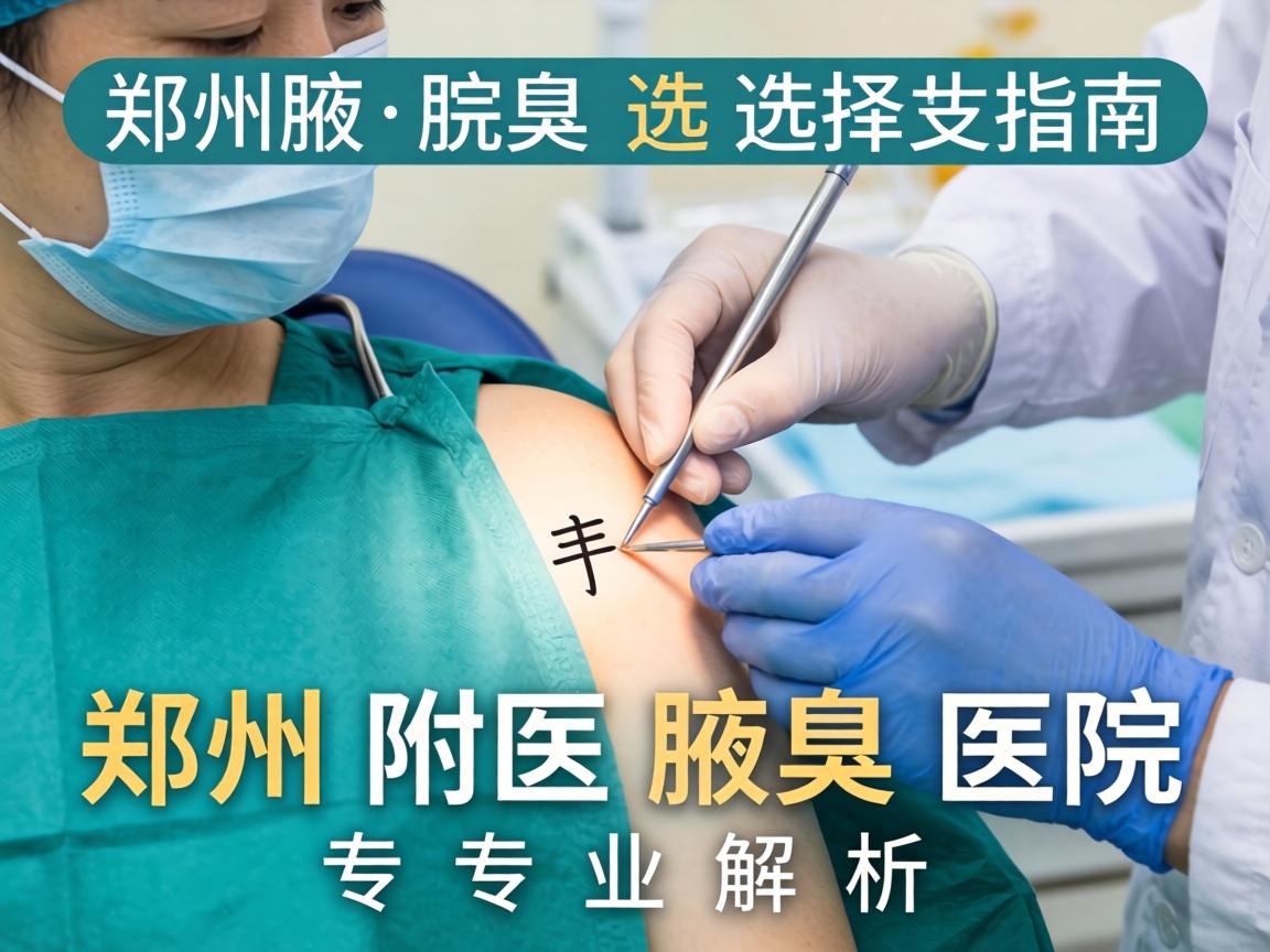 郑州腋臭手术医院选择指南，郑州附医腋臭医院专业解析