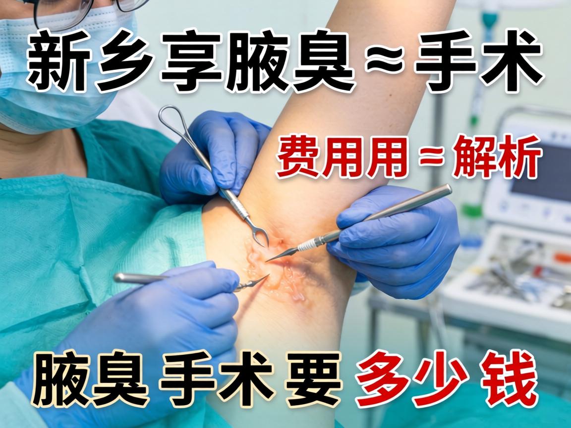 新乡腋臭手术费用解析，详解腋臭手术要多少钱