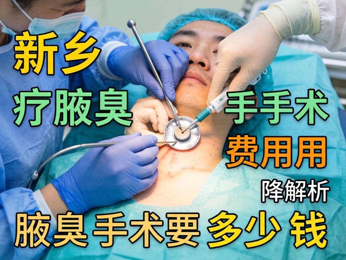 新乡腋臭手术费用解析，详解腋臭手术要多少钱