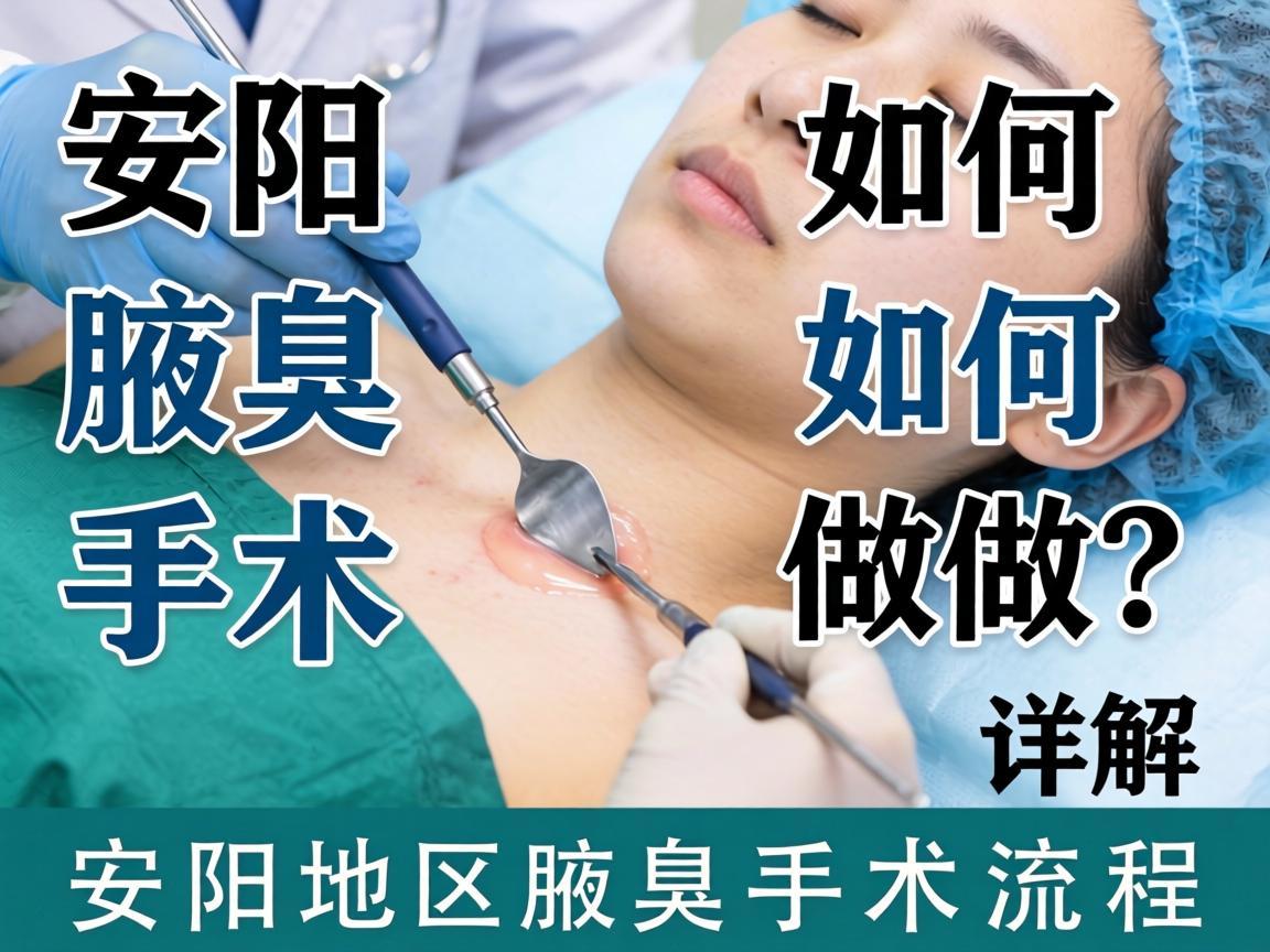 安阳腋臭手术如何做？详解安阳地区腋臭手术流程