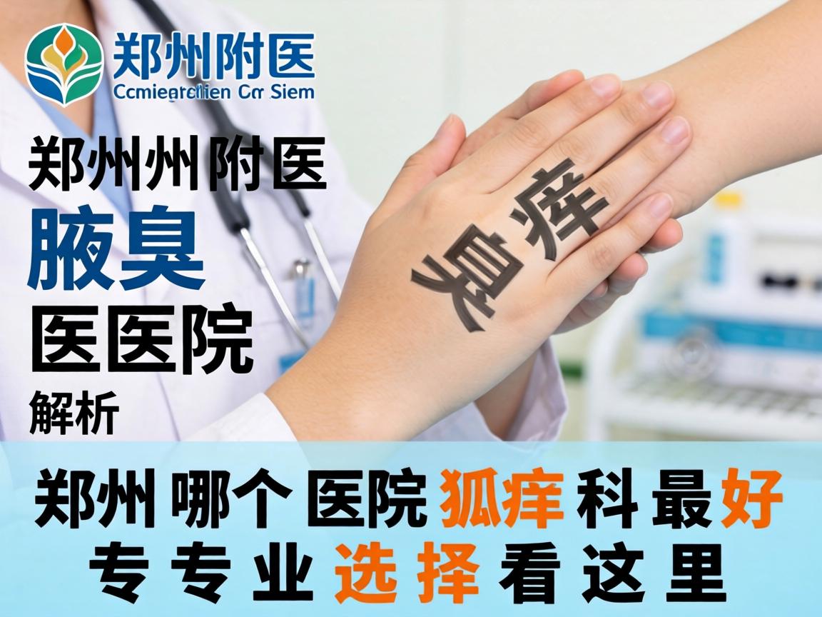 郑州附医腋臭医院解析，郑州哪个医院狐臭科最好，专业选择看这里