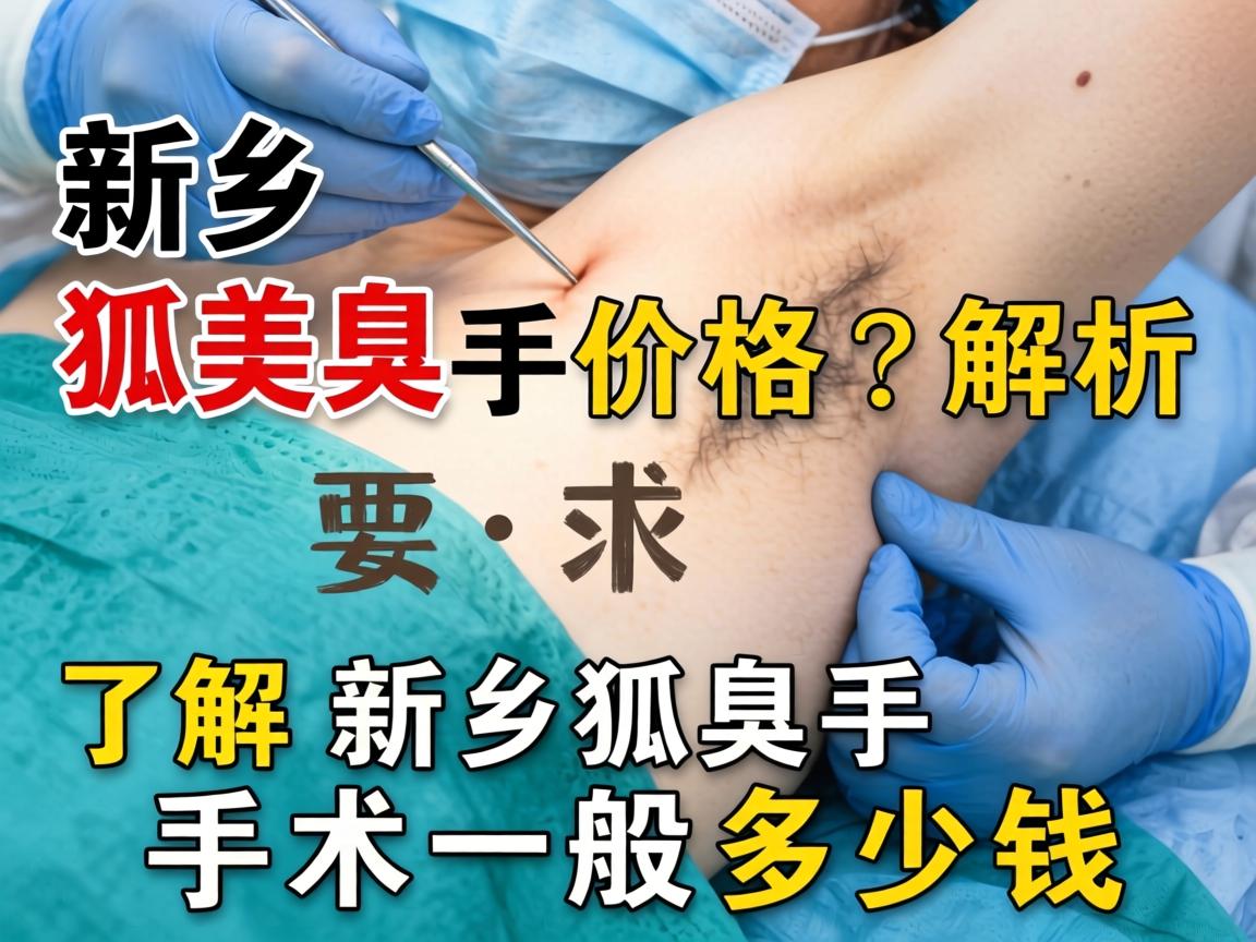 新乡狐臭手术价格解析，了解新乡狐臭手术一般多少钱