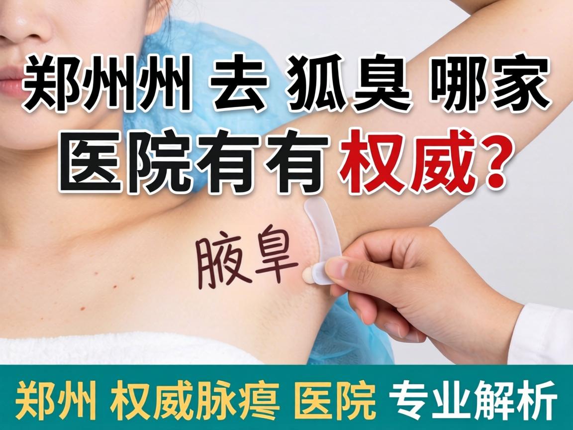 郑州去狐臭哪家医院有权威？郑州权威腋臭医院专业解析