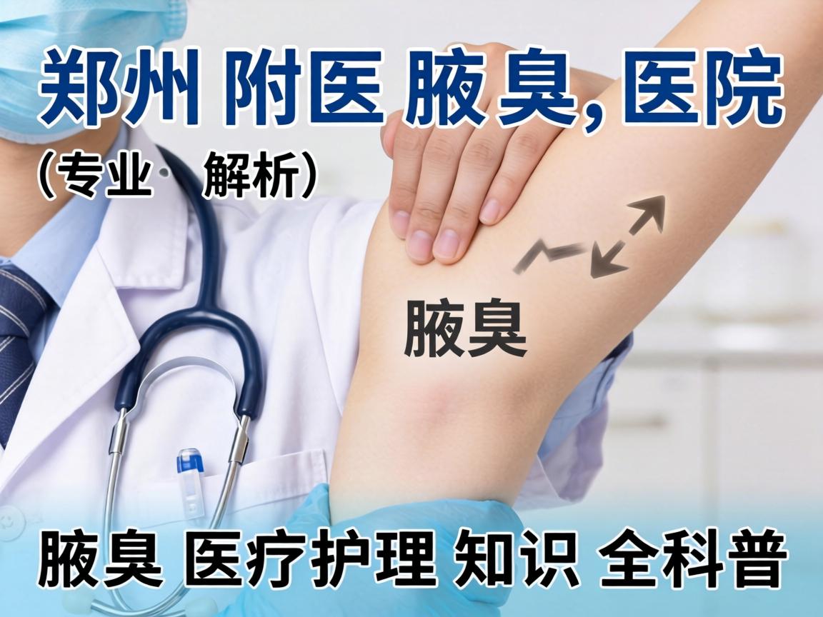 郑州附医腋臭医院专业解析，腋臭医疗护理知识全科普