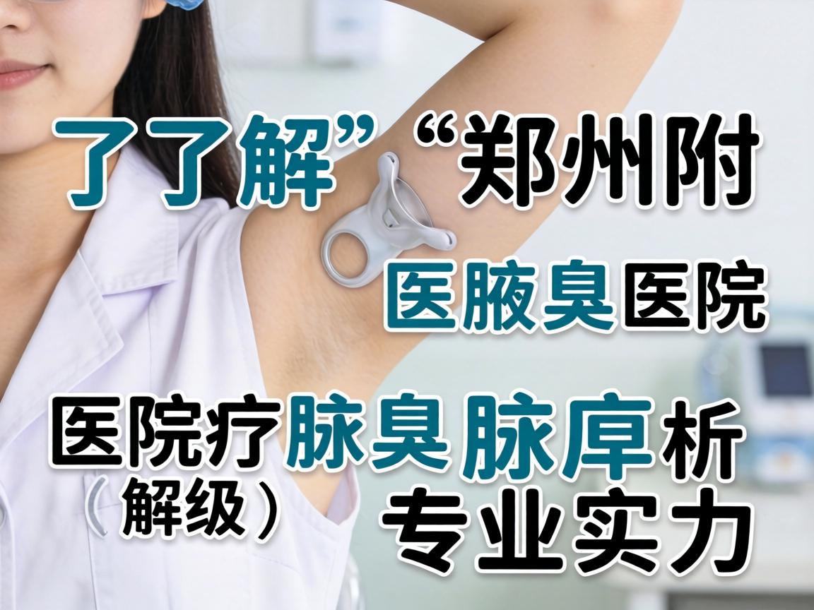 了解郑州附医腋臭医院等级,解析腋臭医院专业实力 了解郑州附医腋臭医院等级,解析腋臭医院专业实力