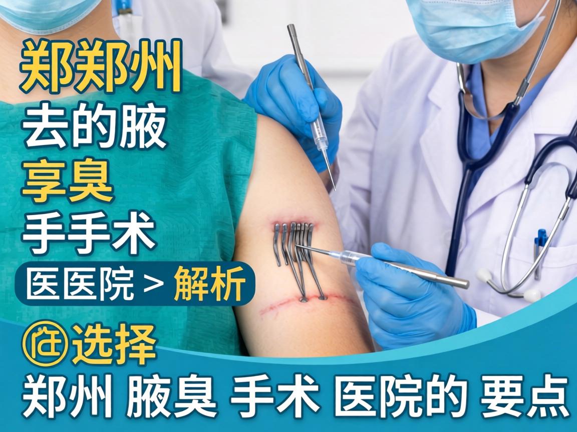 郑州去腋臭手术医院解析,选择郑州腋臭手术医院的要点 郑州去腋臭手术医院解析,选择郑州腋臭手术医院的要点