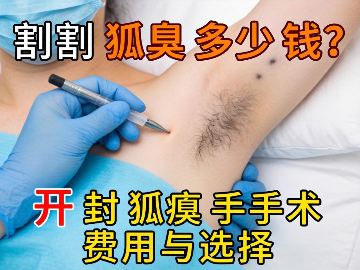 在开封割狐臭多少钱?详解开封狐臭手术费用与选择 在开封割狐臭多少钱?详解开封狐臭手术费用与选择