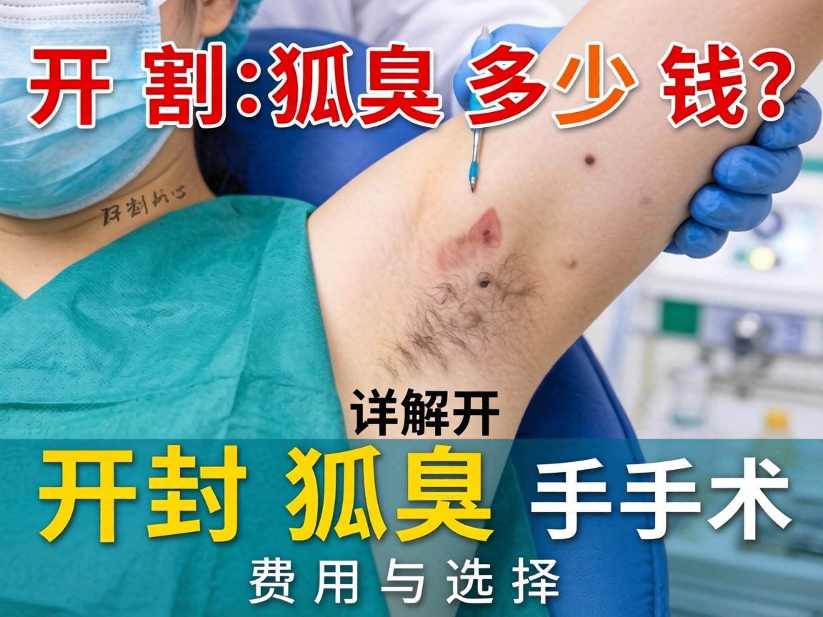 在开封割狐臭多少钱?详解开封狐臭手术费用与选择 在开封割狐臭多少钱?详解开封狐臭手术费用与选择