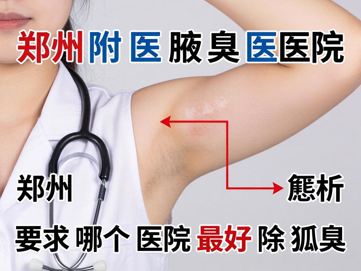 郑州附医腋臭医院解析，郑州哪个医院最好除狐臭