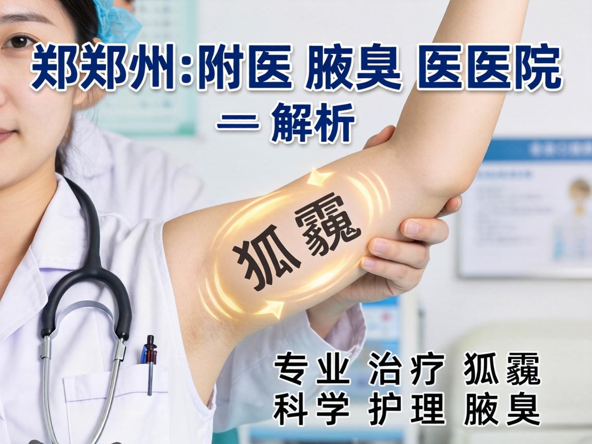 郑州附医腋臭医院解析，专业治疗狐臭，科学护理腋臭