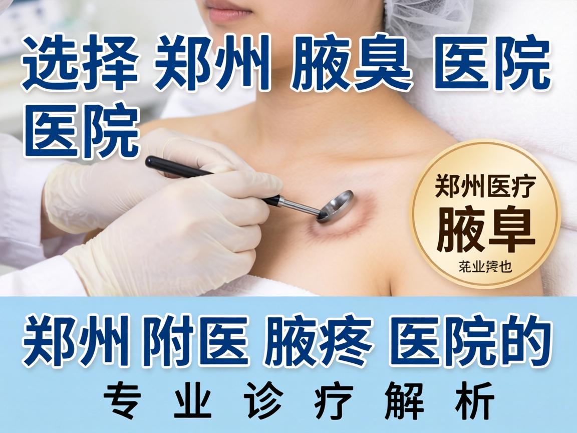 选择郑州腋臭医院,郑州附医腋臭医院的专业诊疗解析 选择郑州腋臭医院,郑州附医腋臭医院的专业诊疗解析