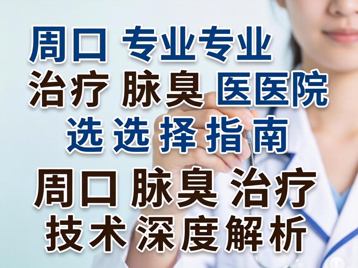 周口专业治疗腋臭医院选择指南，周口腋臭治疗技术深度解析