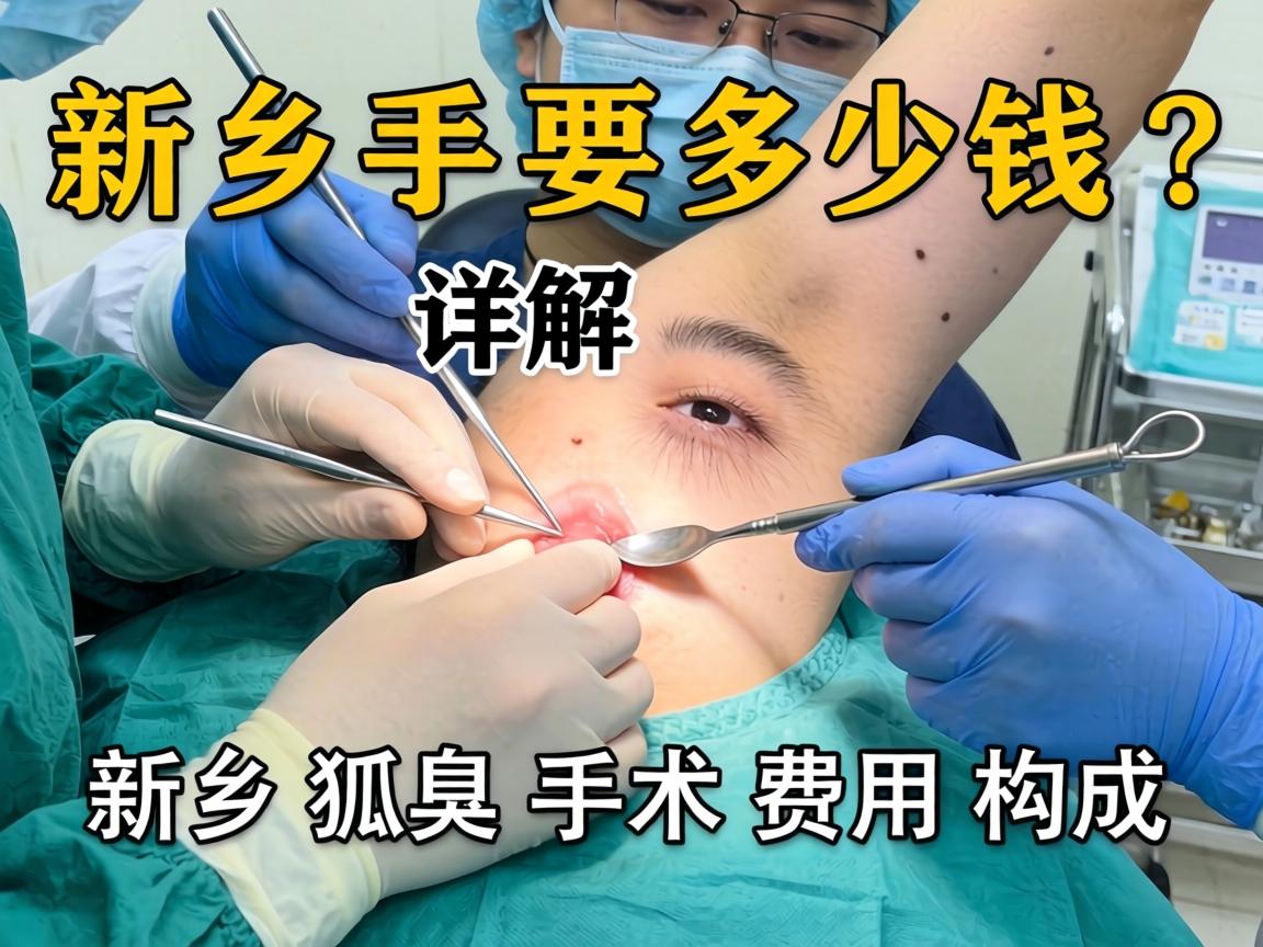 新乡狐臭手术要多少钱？详解新乡狐臭手术费用构成