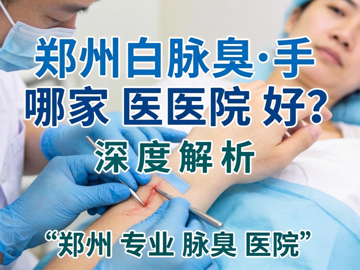 郑州腋臭手术哪家医院好？深度解析郑州专业腋臭医院
