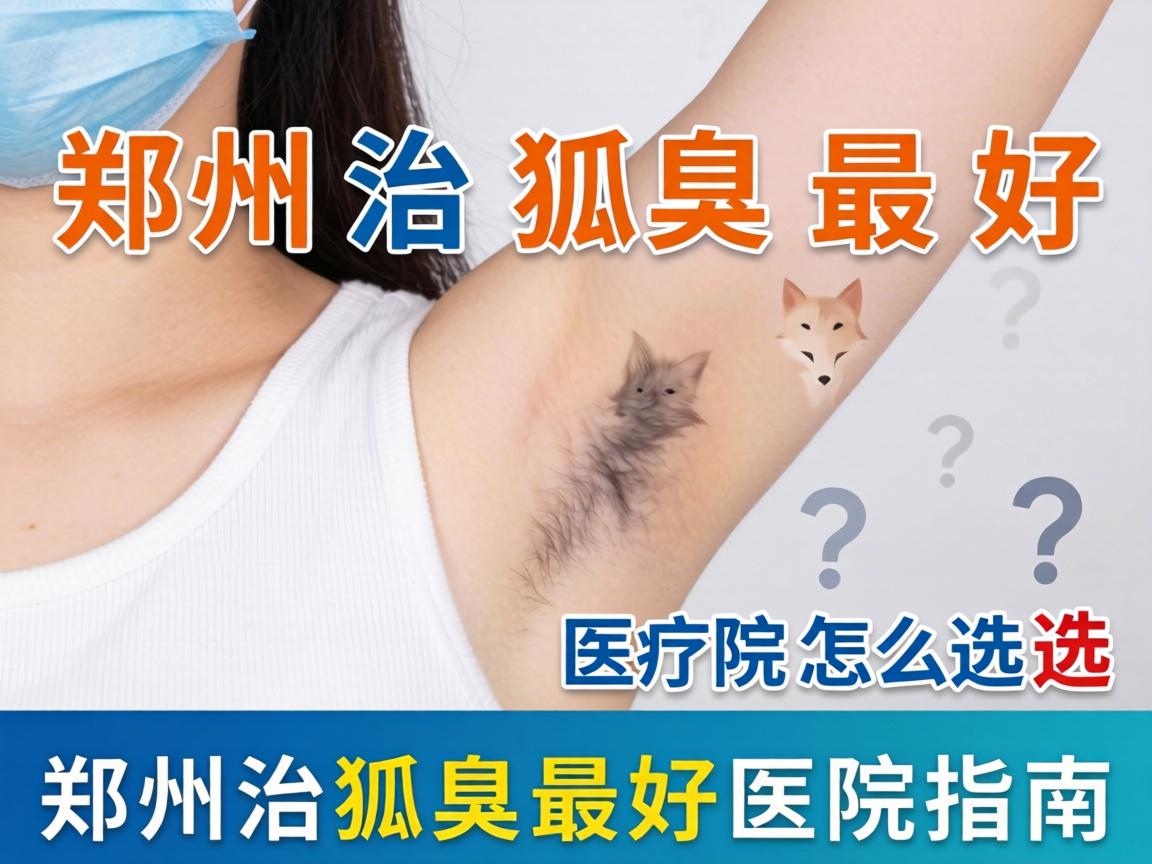 郑州治狐臭最好医院怎么选？郑州治狐臭最好医院指南