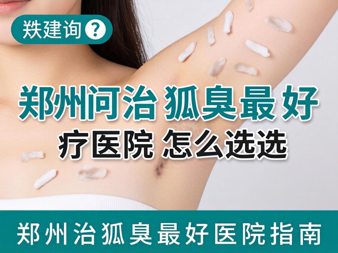 郑州治狐臭最好医院怎么选？郑州治狐臭最好医院指南