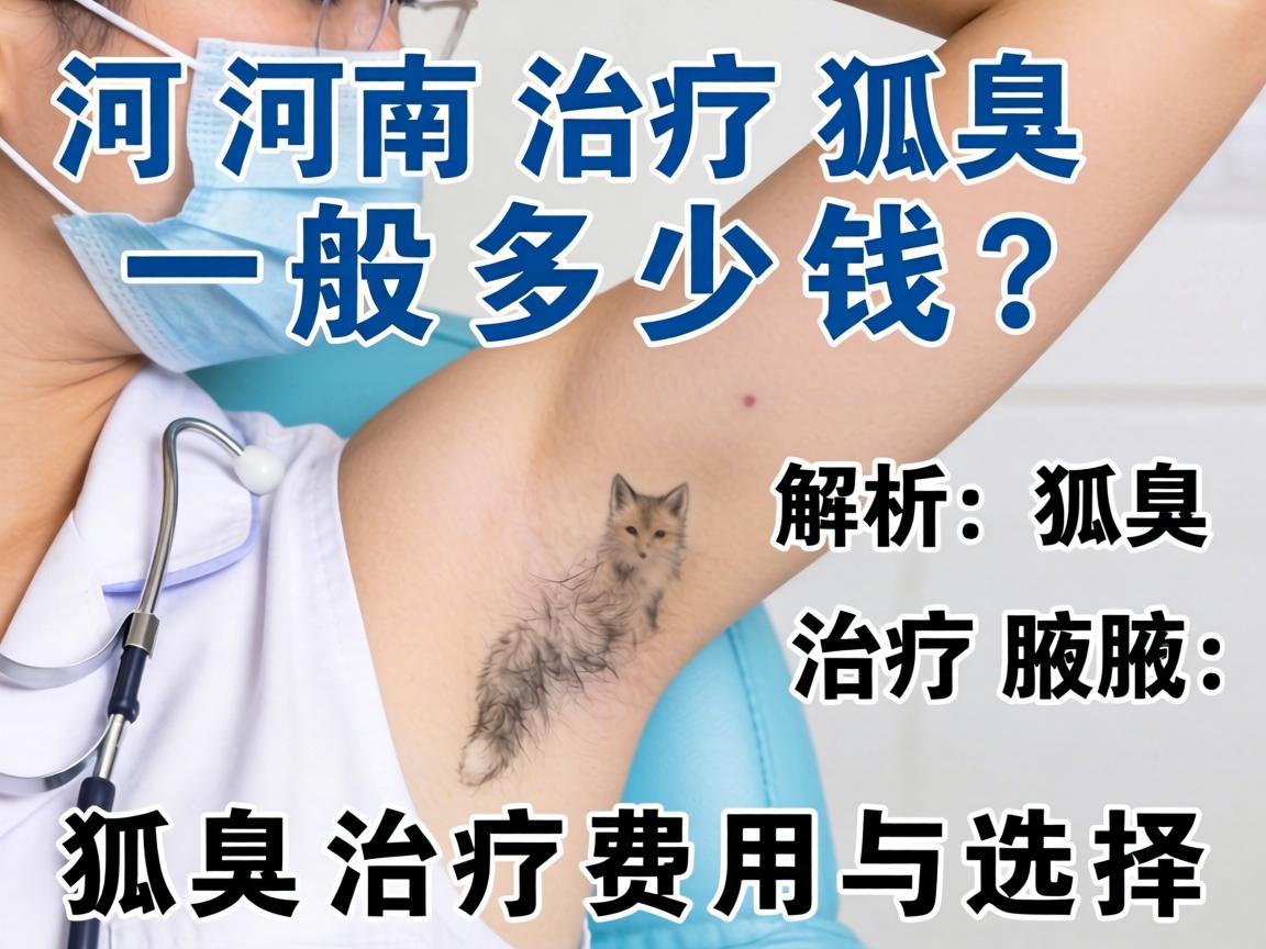 河南治疗狐臭一般多少钱？解析狐臭治疗费用与选择