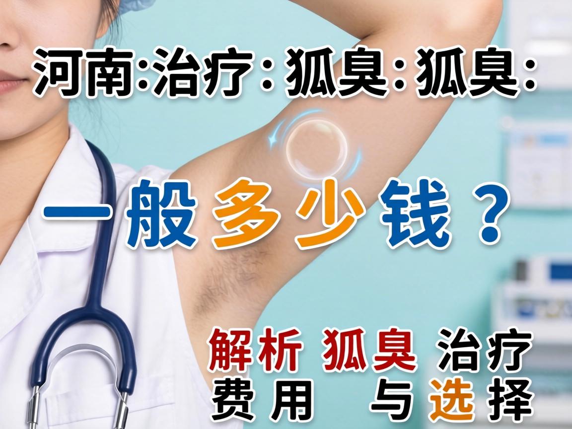 河南治疗狐臭一般多少钱？解析狐臭治疗费用与选择
