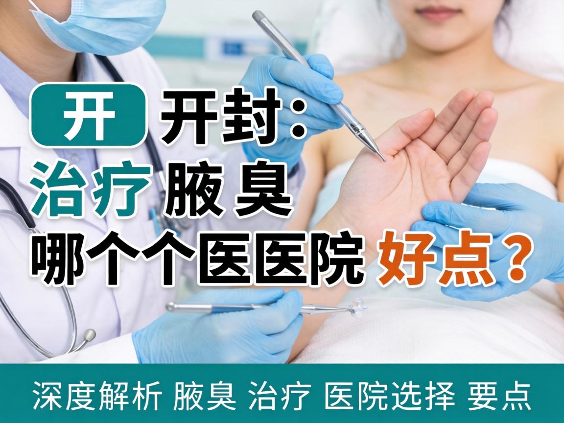 开封治疗腋臭哪个医院好点？深度解析腋臭治疗医院选择要点