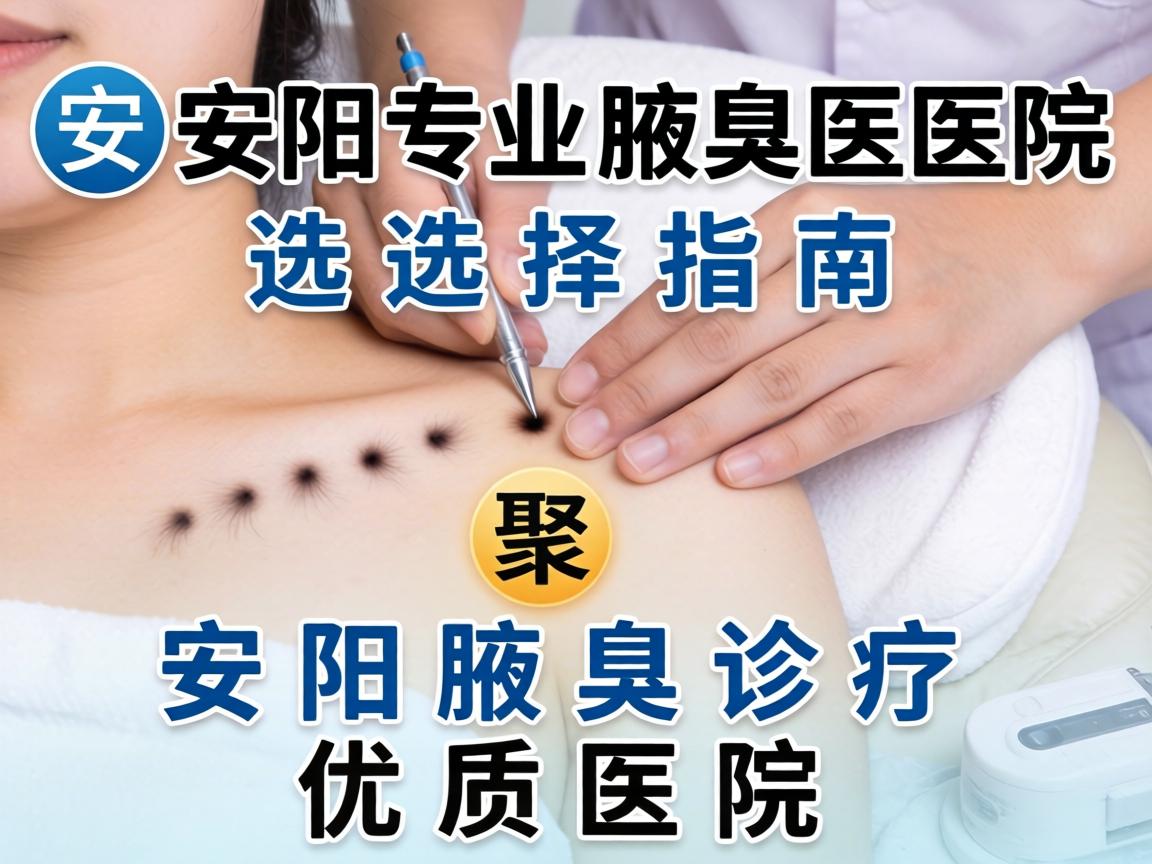 安阳专业腋臭医院选择指南，聚焦安阳腋臭诊疗优质医院
