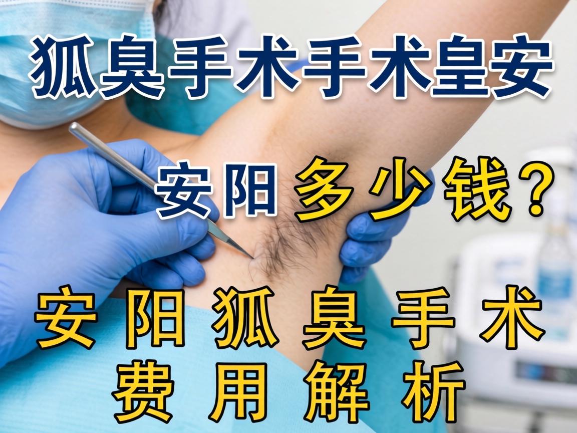 狐臭手术安阳多少钱?安阳狐臭手术费用解析 狐臭手术安阳多少钱?安阳狐臭手术费用解析