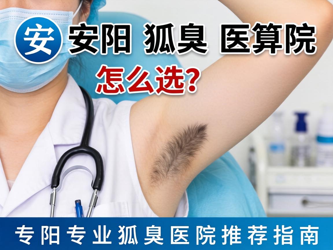 安阳狐臭医院怎么选？安阳专业狐臭医院推荐指南