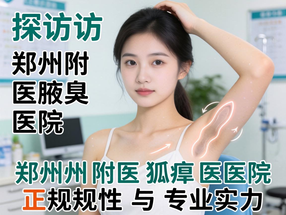 探访郑州附医腋臭医院，解析郑州附医狐臭医院正规性与专业实力