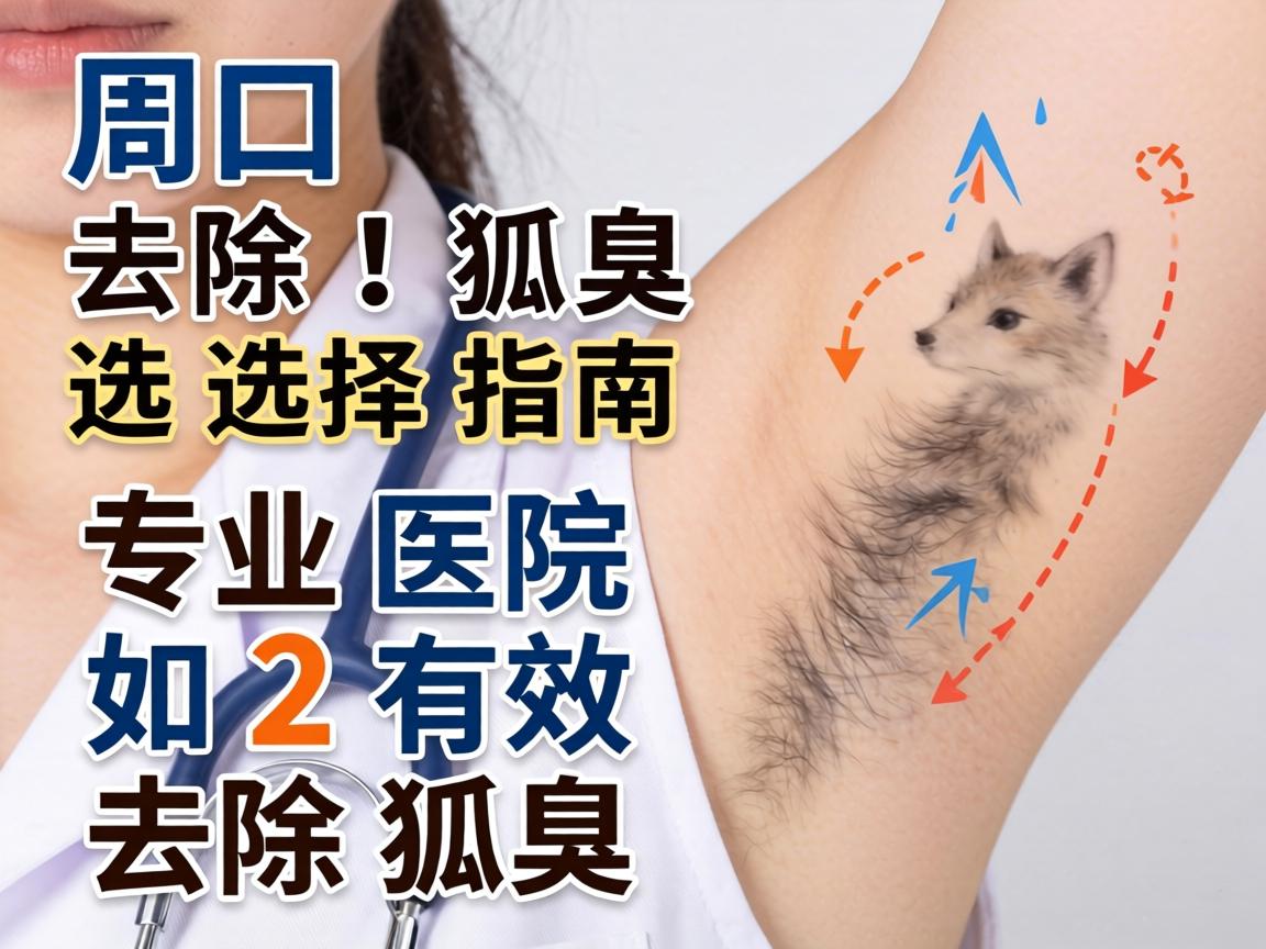 周口去除狐臭医院选择指南，专业医院如何有效去除狐臭