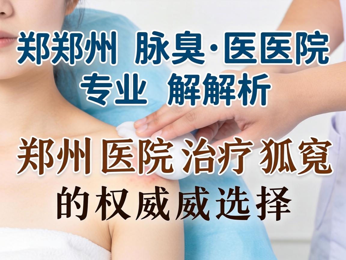 郑州腋臭医院专业解析，郑州医院治疗狐臭的权威选择