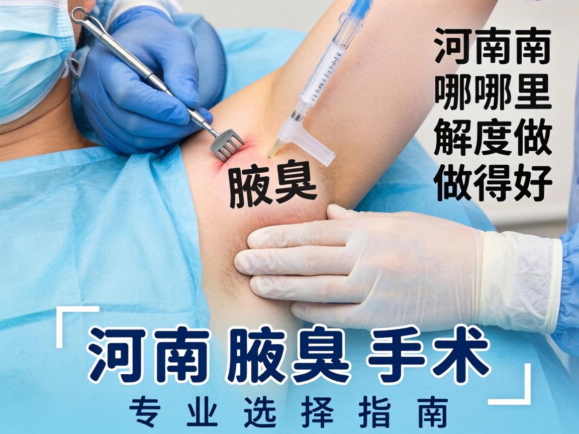 深度解析河南腋臭手术哪里做得好，河南腋臭手术专业选择指南