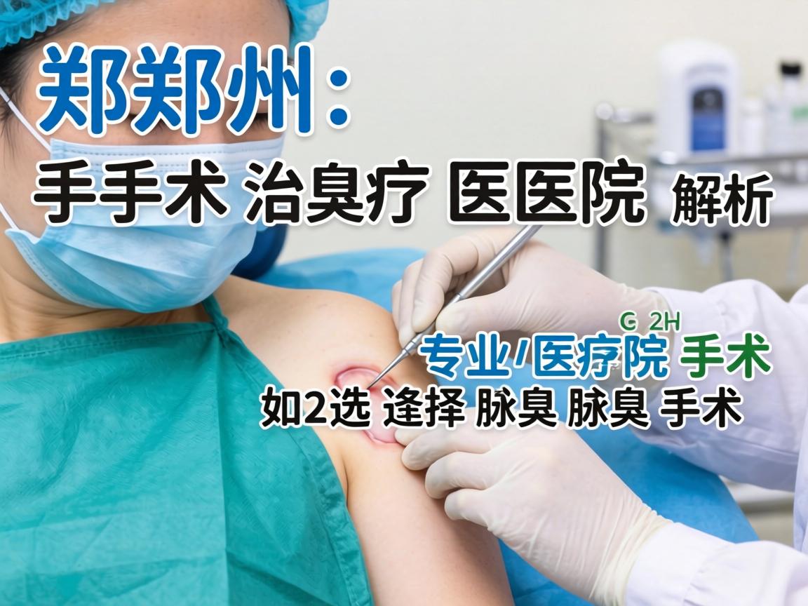 郑州腋臭手术治疗医院解析，专业医院如何选择腋臭手术