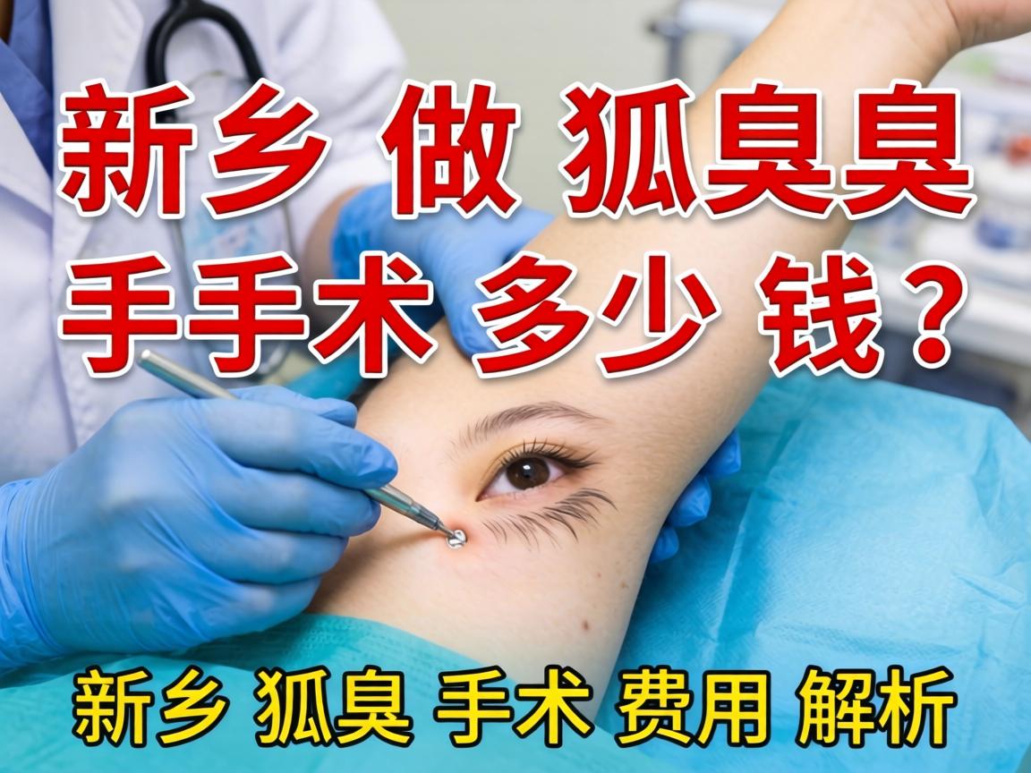 新乡做狐臭手术多少钱？新乡狐臭手术费用解析