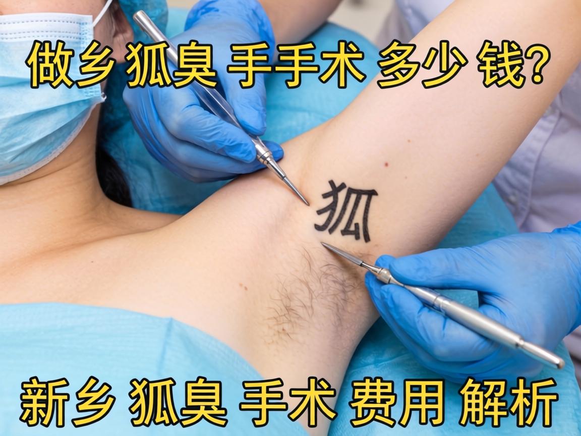 新乡做狐臭手术多少钱？新乡狐臭手术费用解析