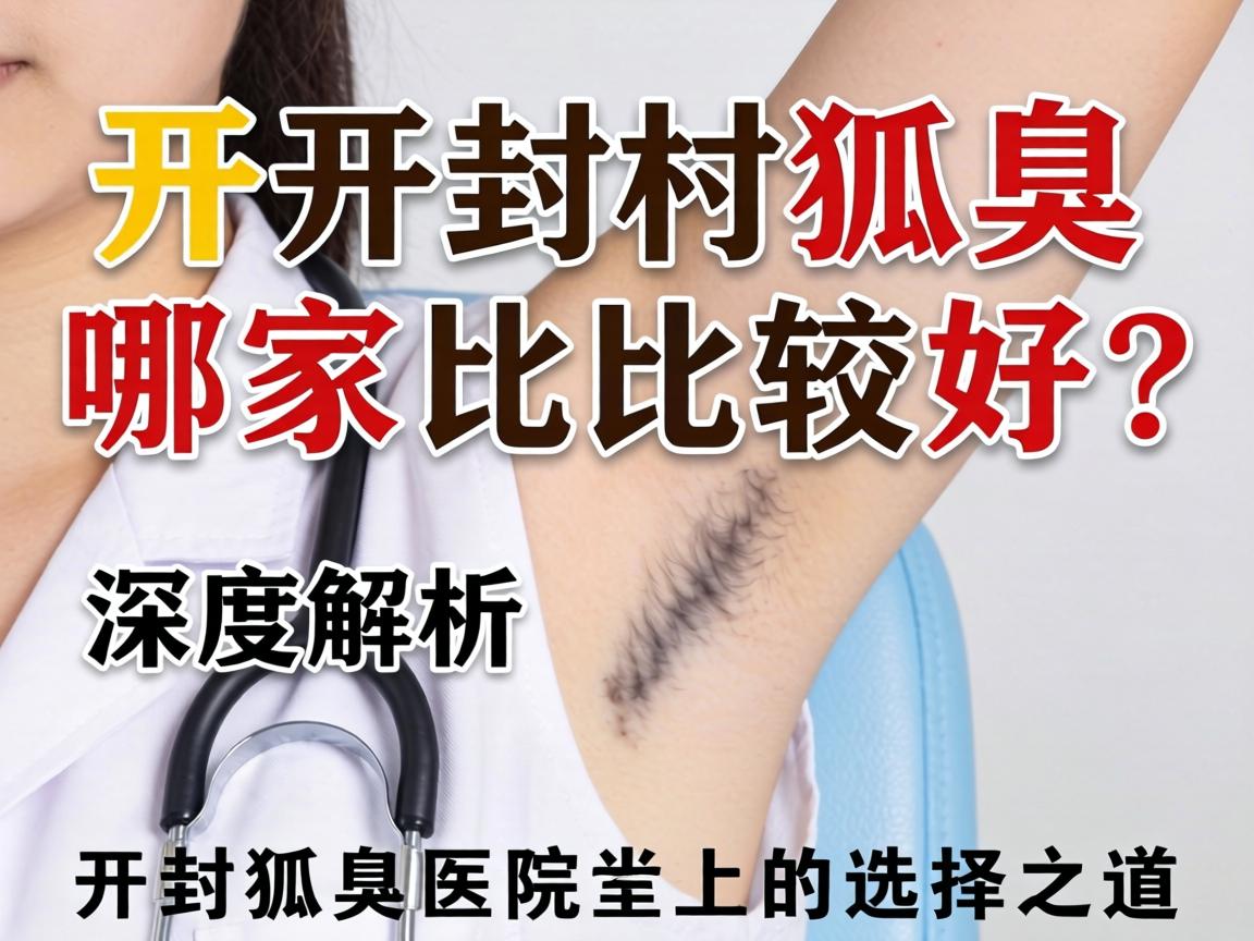 开封狐臭哪家比较好？深度解析开封狐臭医院的选择之道