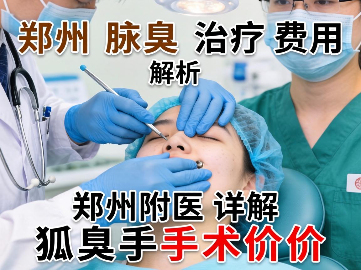 郑州腋臭治疗费用解析，郑州附医详解狐臭手术价格