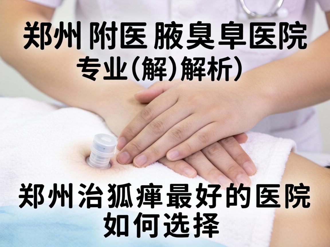 郑州附医腋臭医院专业解析，郑州治狐臭最好的医院如何选择
