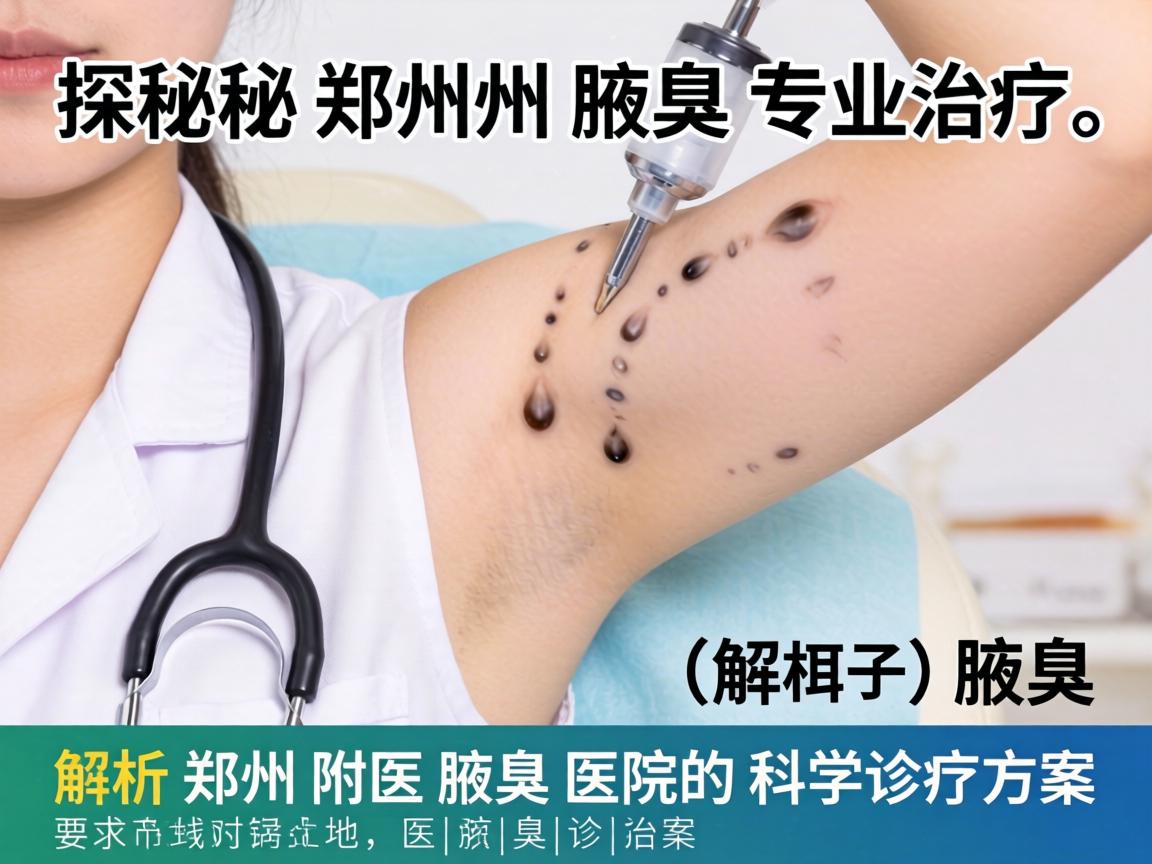 探秘郑州腋臭专业治疗，解析郑州附医腋臭医院的科学诊疗方案