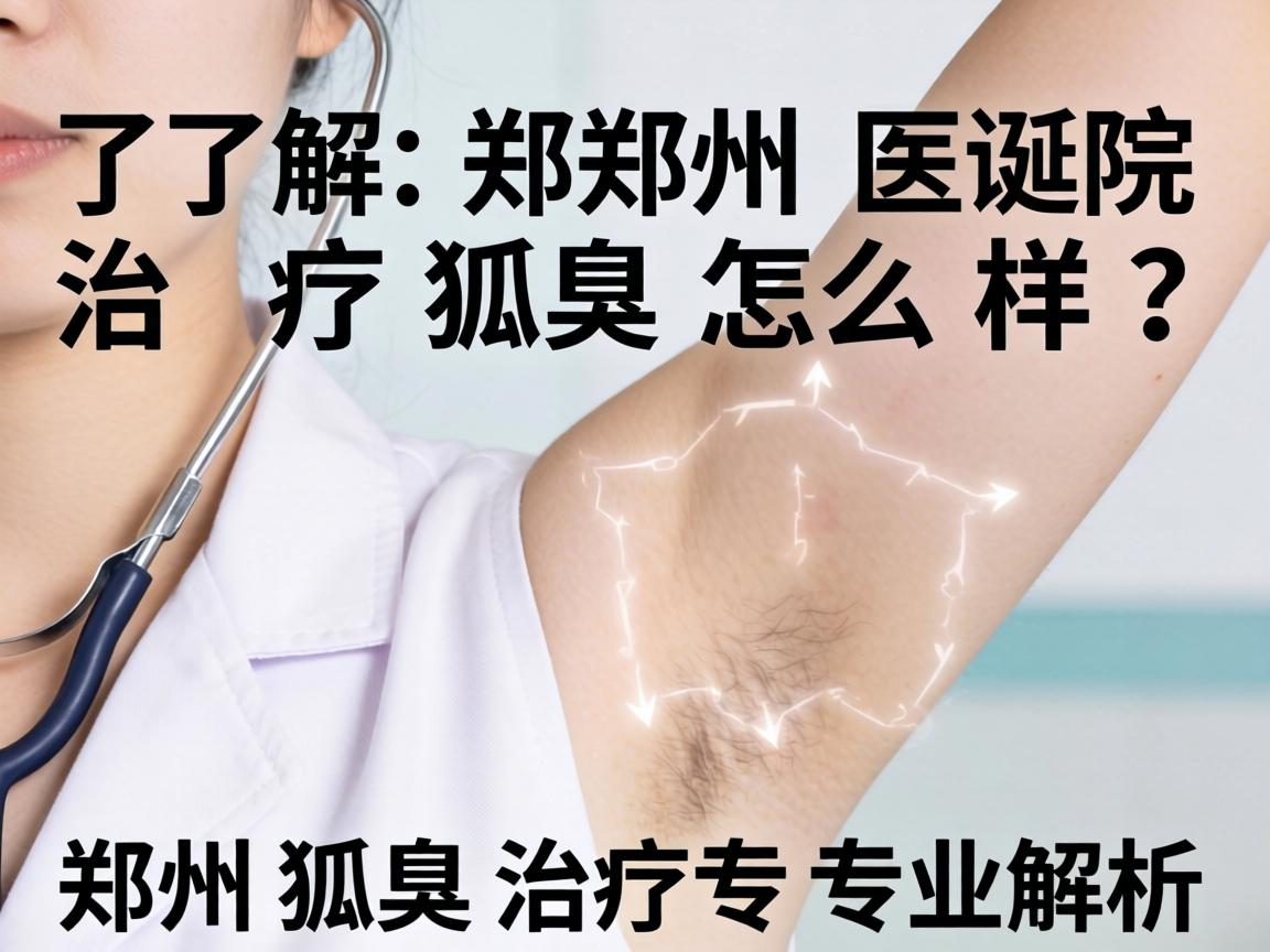 了解郑州医院治疗狐臭怎么样？郑州狐臭治疗专业解析