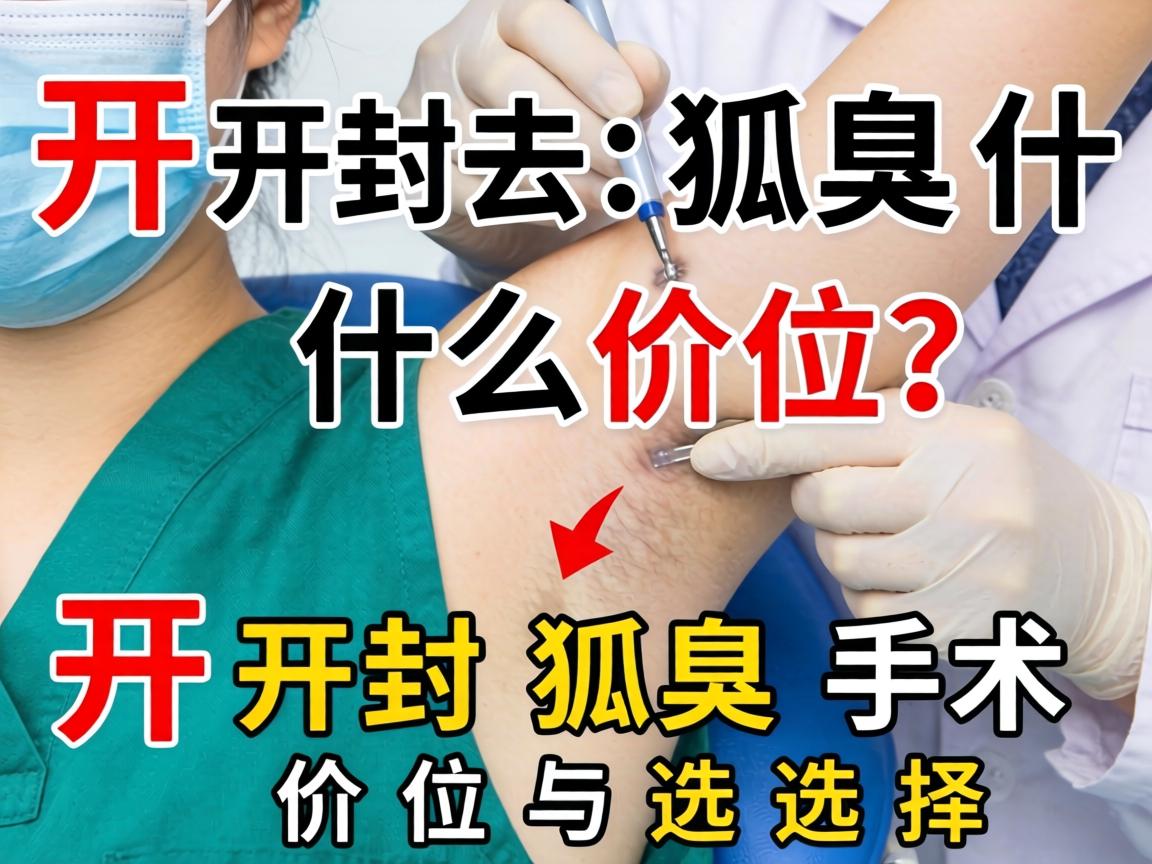 开封去狐臭什么价位?详解开封狐臭手术价位与选择 开封去狐臭什么价位?详解开封狐臭手术价位与选择