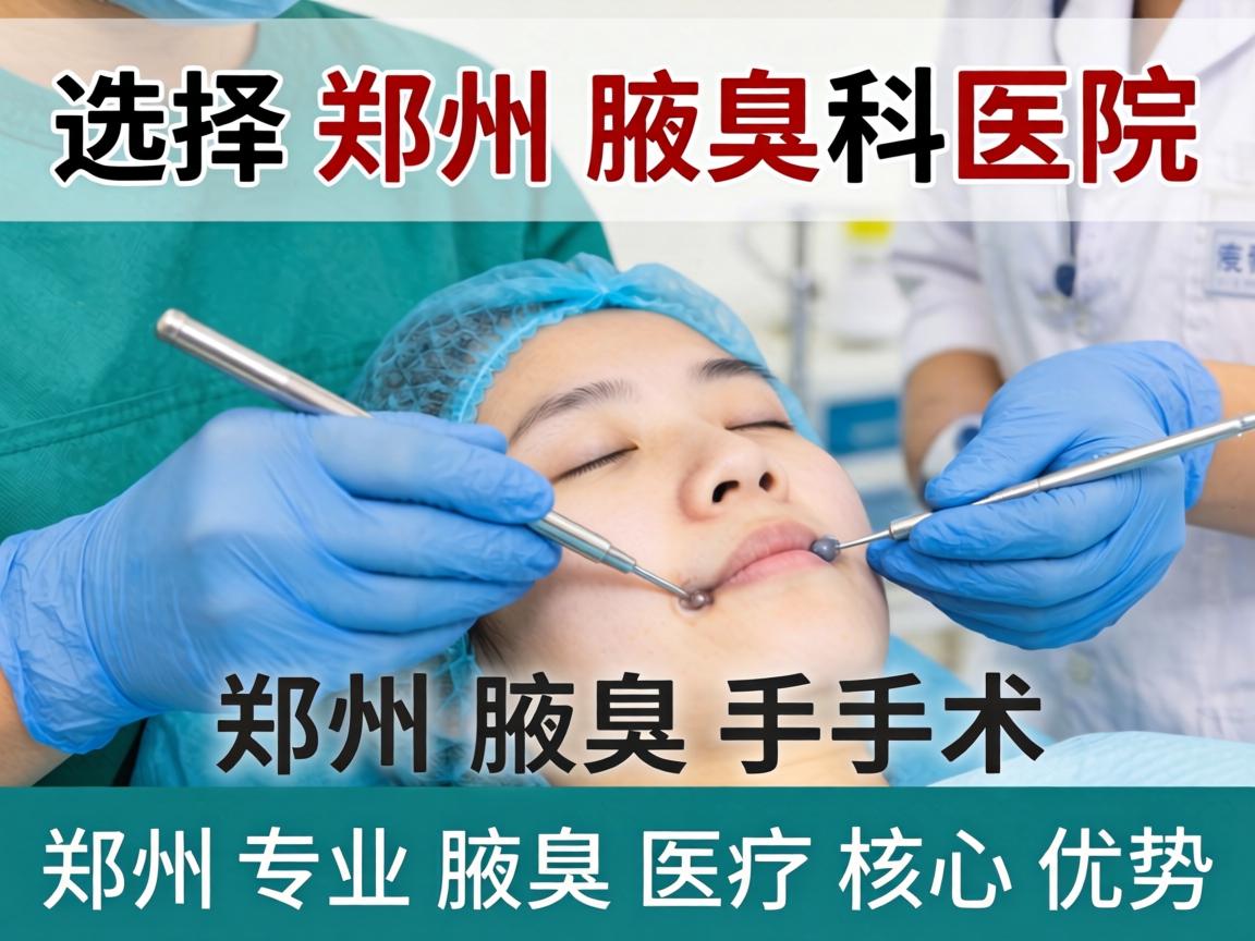 选择郑州腋臭手术专科医院，解析郑州专业腋臭医疗核心优势