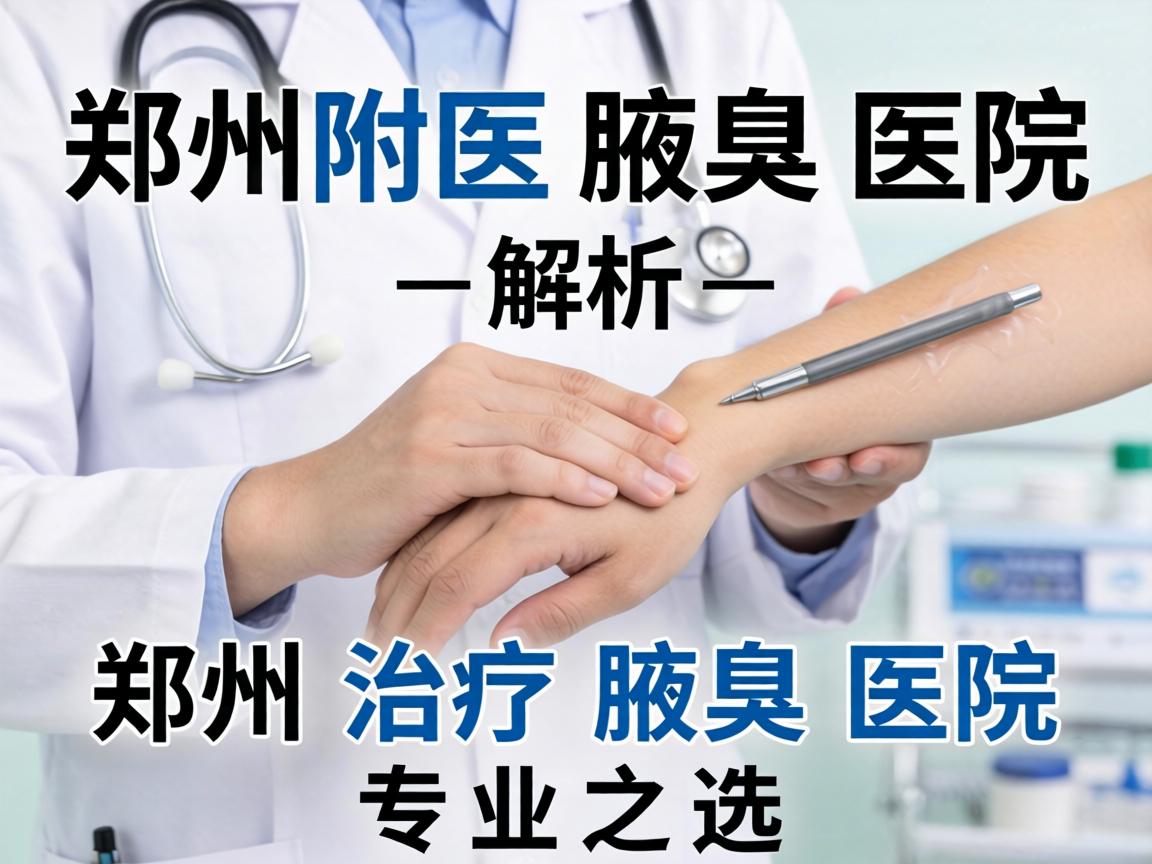 郑州附医腋臭医院解析，郑州治疗腋臭医院的专业之选