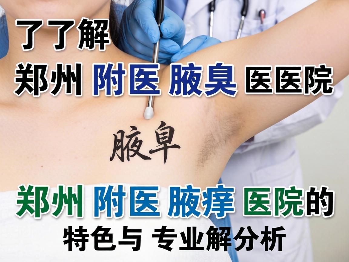 了解郑州附医腋臭医院,郑州附医腋臭医院的特色与专业解析 了解郑州附医腋臭医院,郑州附医腋臭医院的特色与专业解析