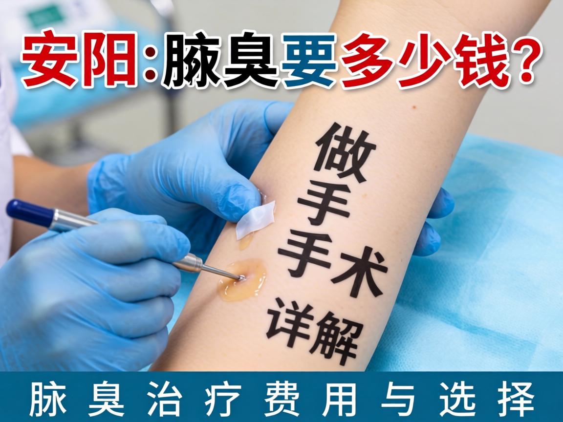 安阳做腋臭手术要多少钱？详解腋臭治疗费用与选择