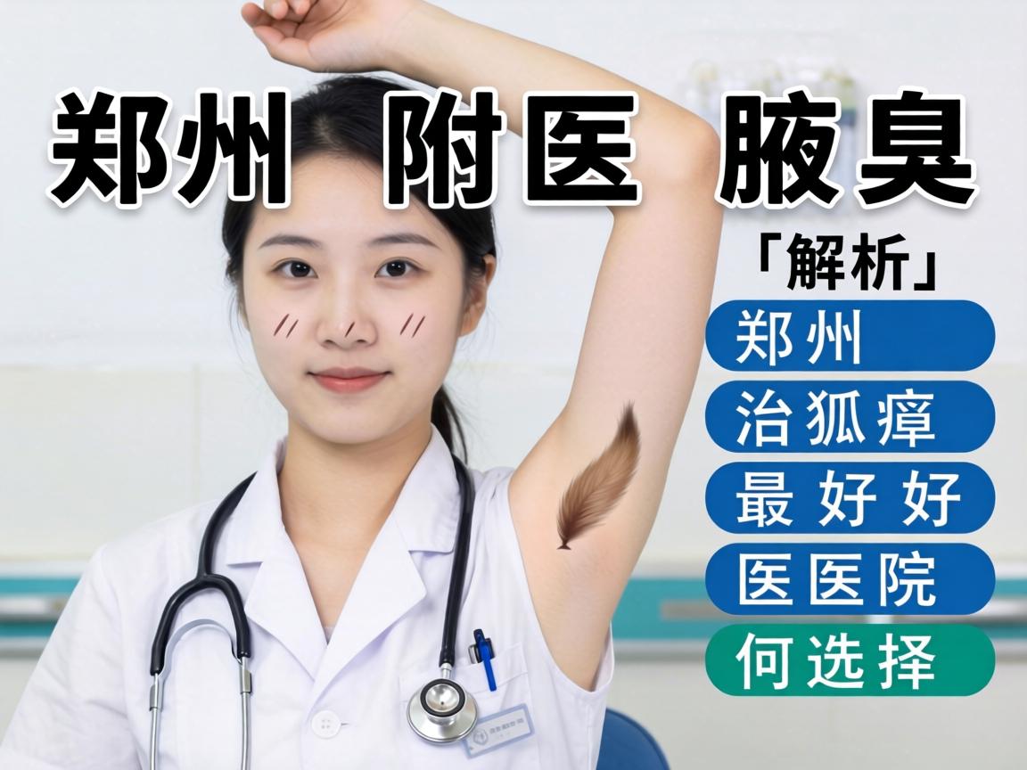 郑州附医腋臭医院解析，郑州治狐臭最好医院如何选择