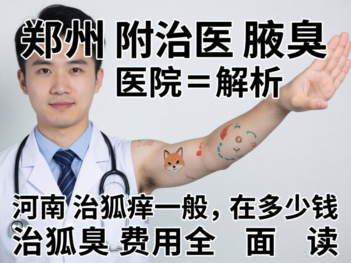 郑州附医腋臭医院解析，河南治狐臭一般在多少钱，治狐臭费用全面解读