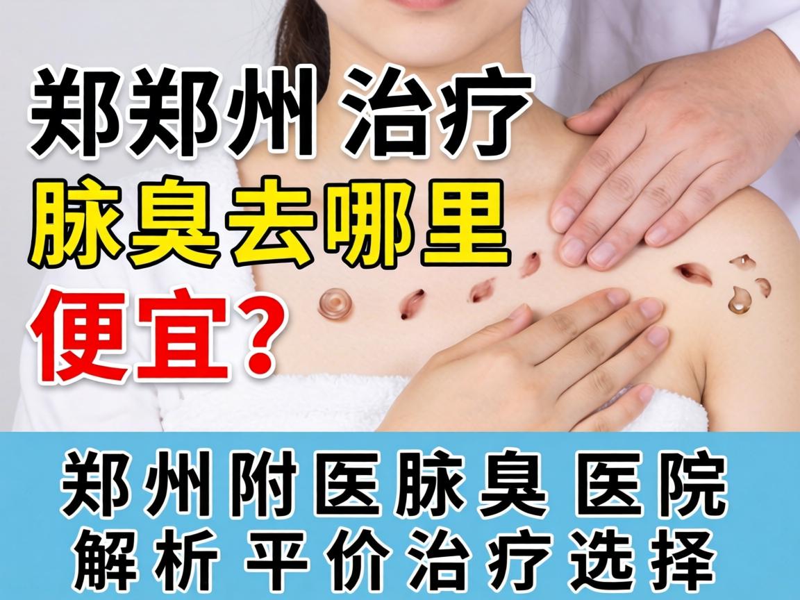 郑州治疗腋臭去哪里便宜？郑州附医腋臭医院解析平价治疗选择