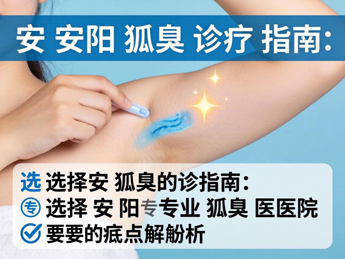 安阳狐臭诊疗指南，选择安阳专业狐臭医院的要点解析